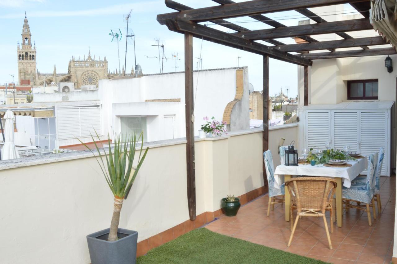 Homeyseville-Amazing Penthouse Giralda Views 8 Pax, Parking Optional Εξωτερικό φωτογραφία