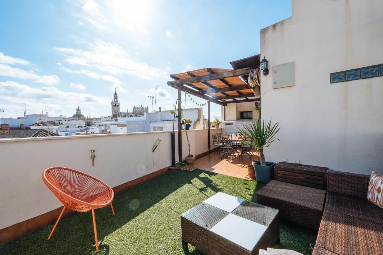 Homeyseville-Amazing Penthouse Giralda Views 8 Pax, Parking Optional Εξωτερικό φωτογραφία