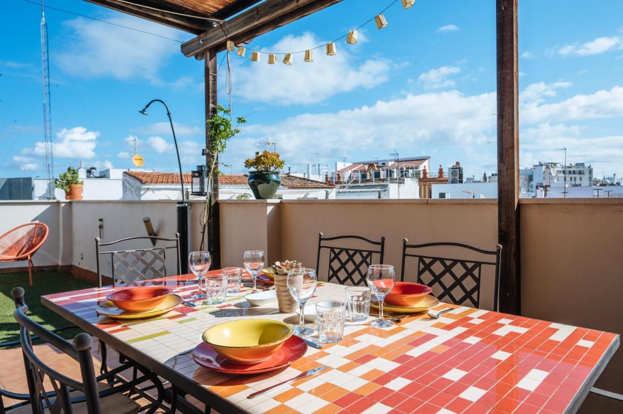 Homeyseville-Amazing Penthouse Giralda Views 8 Pax, Parking Optional Εξωτερικό φωτογραφία